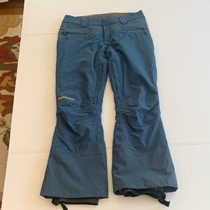 Marker Women’s Small Slate Blue / Teal Winter Snow Snowboard Ski Pants